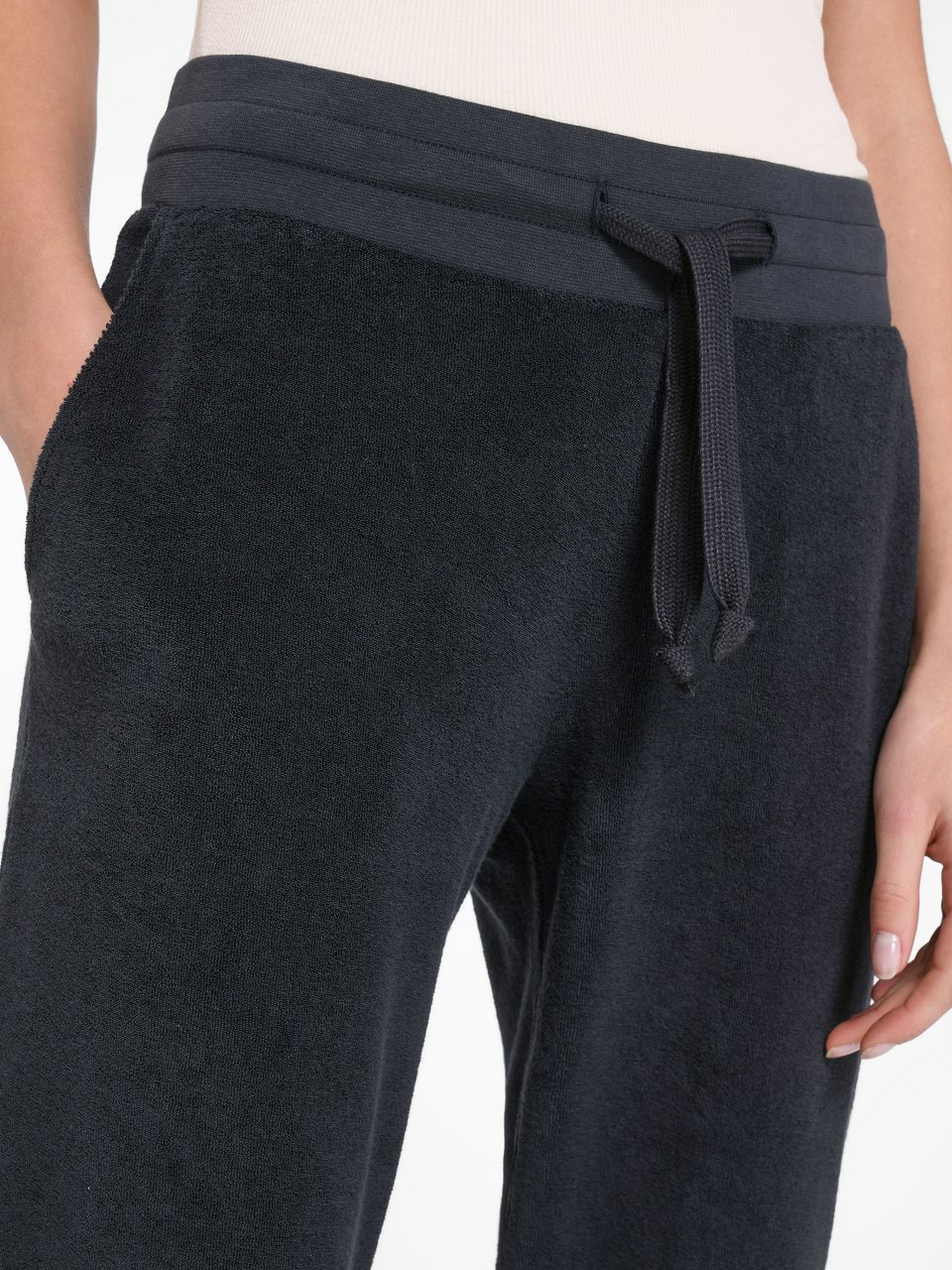 Knöchellange Frottee-Sweathose