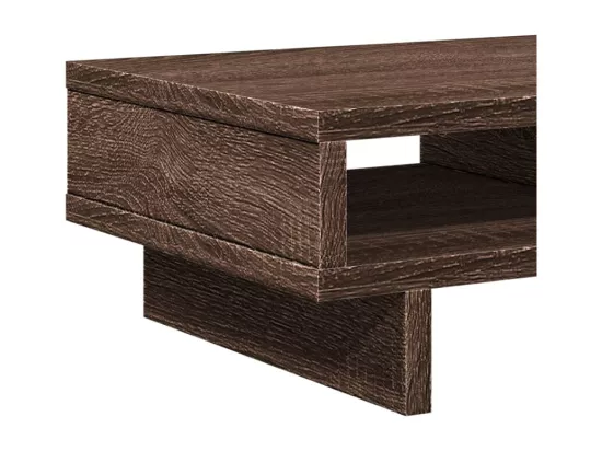 Support de moniteur chêne marron 50x27x15 cm bois d'ingénierie