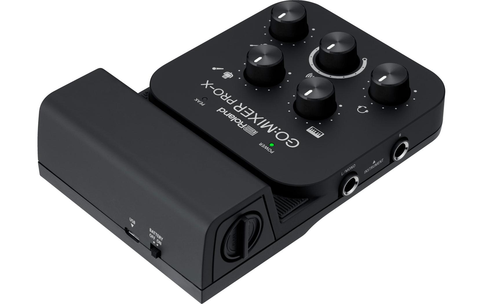Mischpult GO:MIXER PRO-X<br>Kompakter Audio Mixer für Smartphones