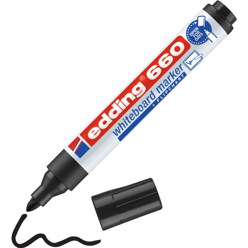 Marqueur effaçable rechargeable Edding 660 pointe ogive 1,5 à 3 mm