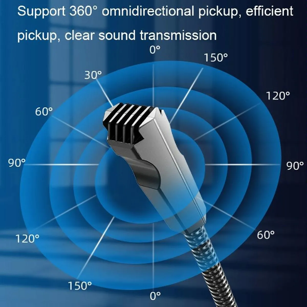 Yonis Microphone Bureau - USB 360°