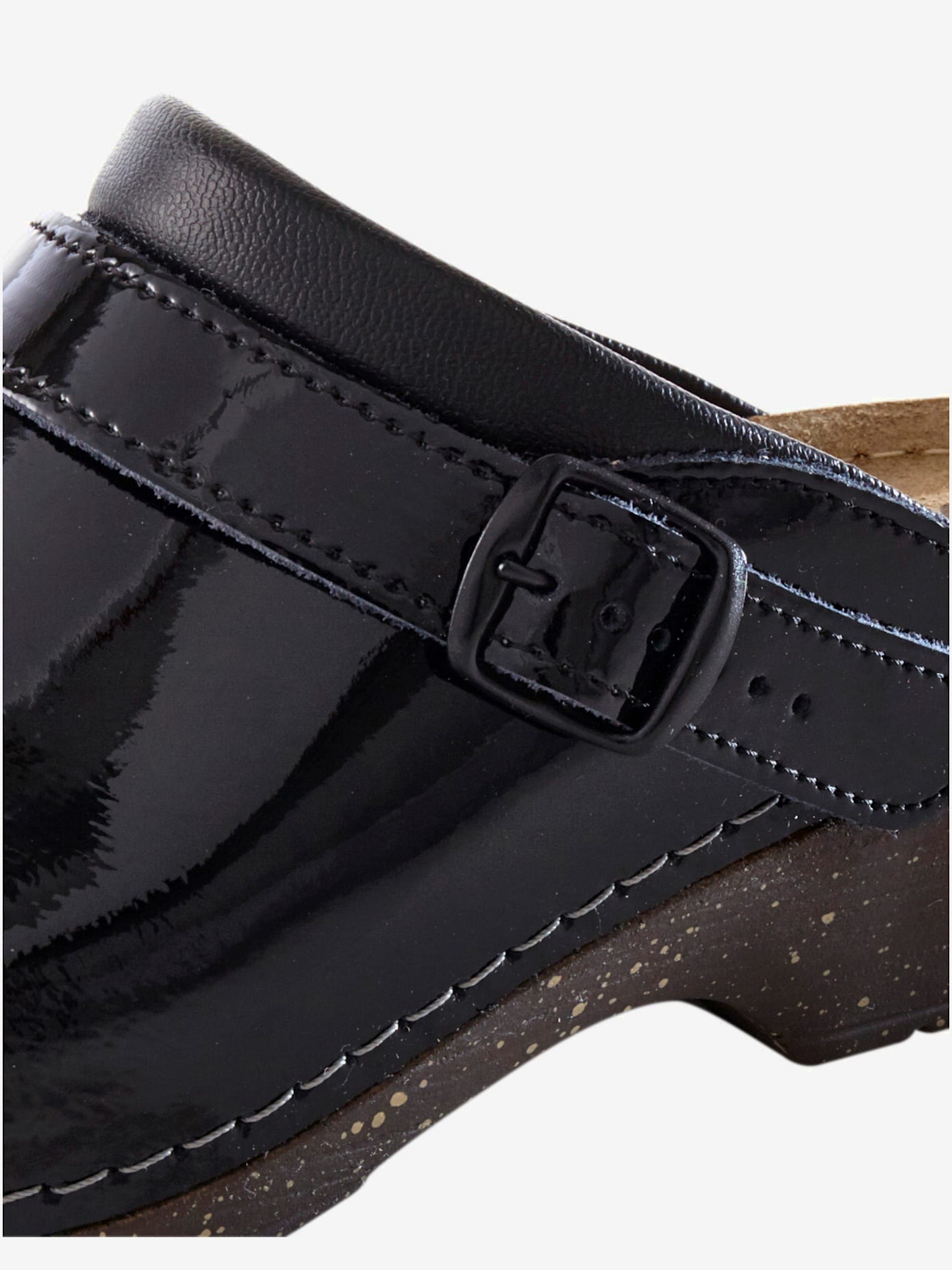 Sabots dessus cuir vachette véritable