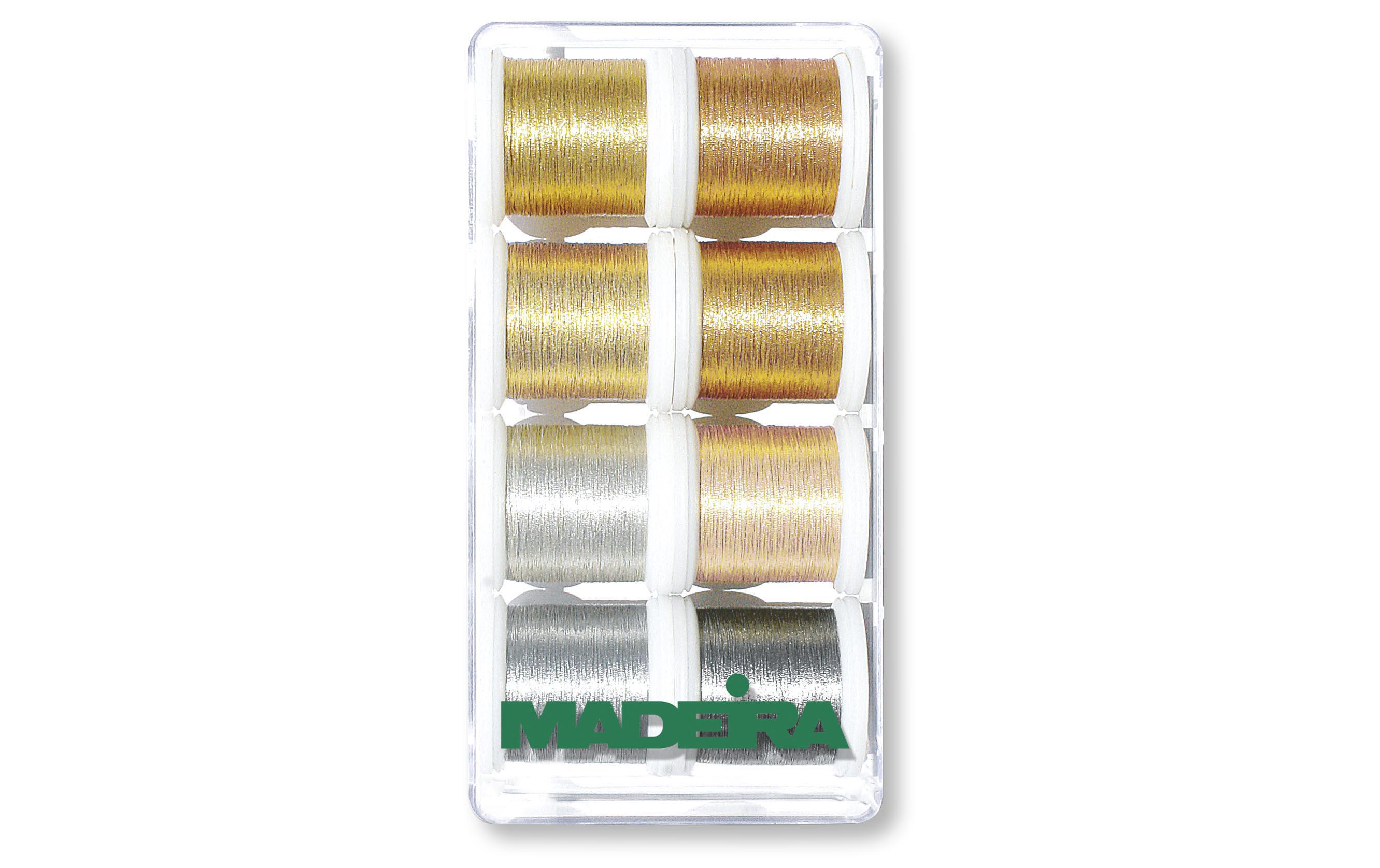 Näh- und Stickgarn Metallic Smooth MehrfarbigMetallisiertes Effektstickgarn