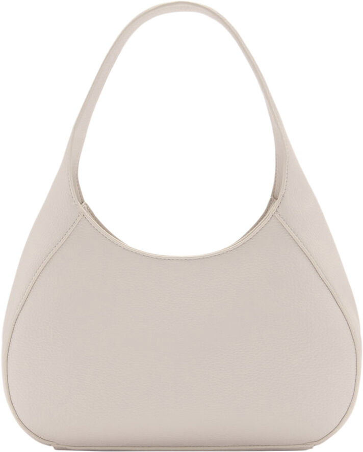 MANGO Short-handle shoulder bag Natural white