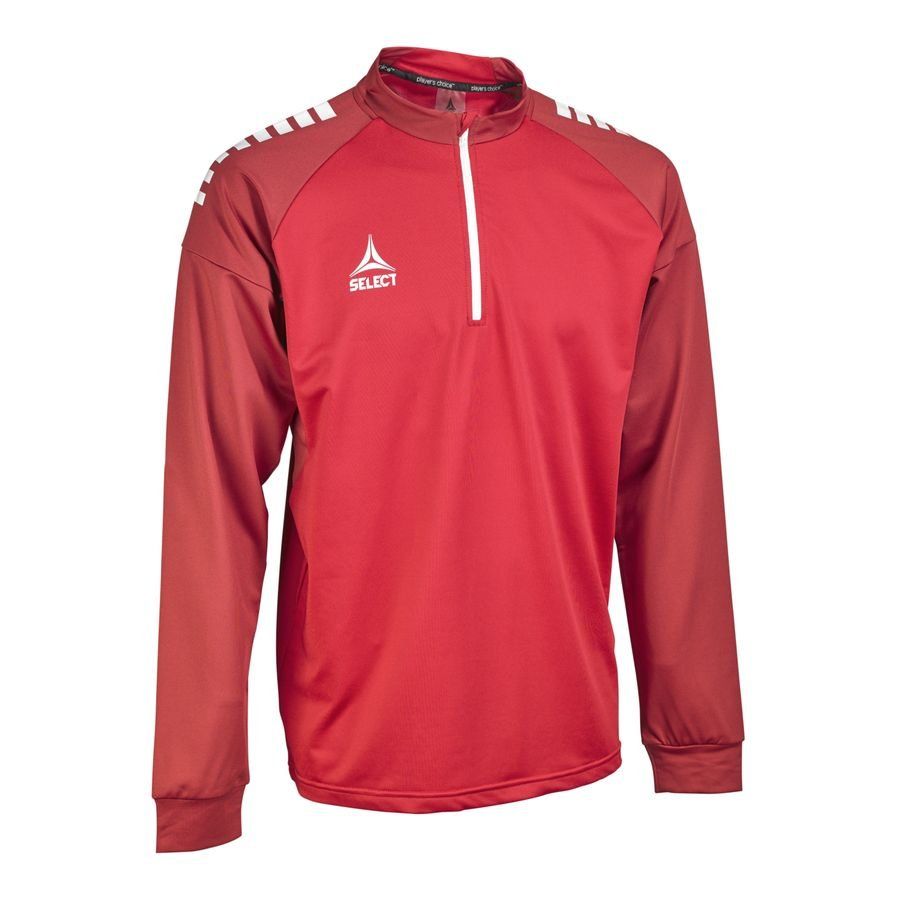 Select Maillot d'Entraînement 1/2 Zip Espagne V25 - Rouge/Blanc