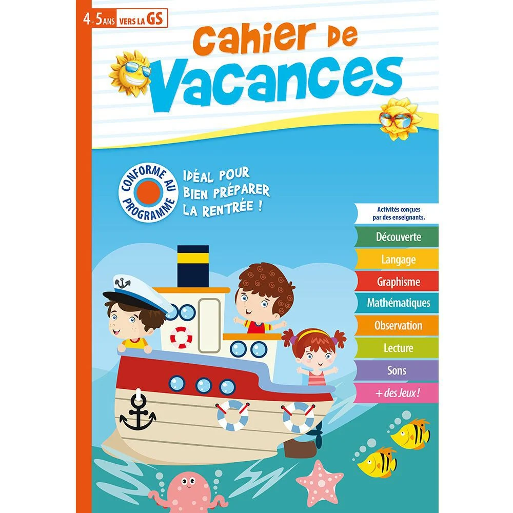 Cahier de vacances