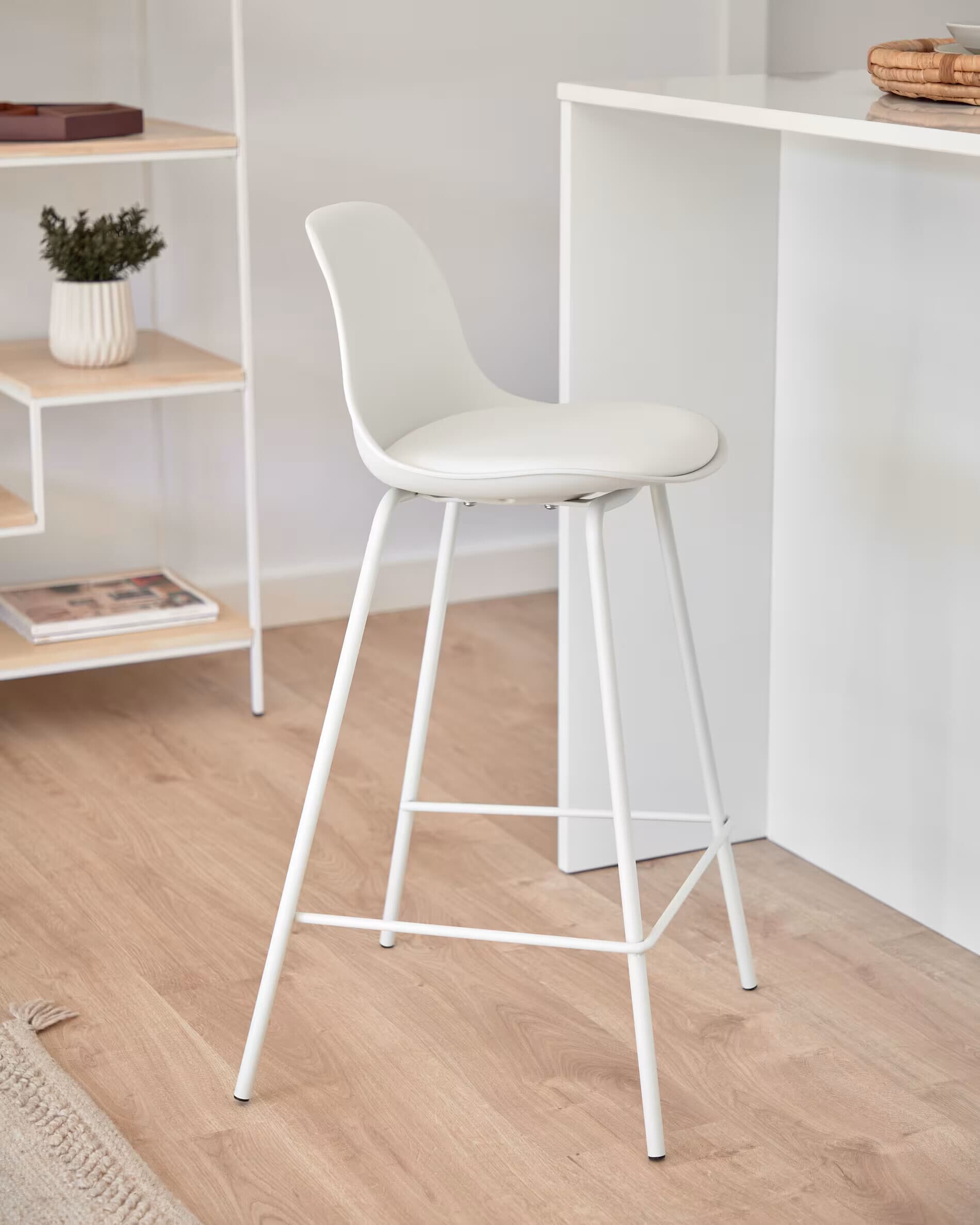 Kave Home Barhocker BRIGHTER weiß