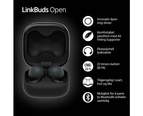 Sony Linkbuds Open - Black