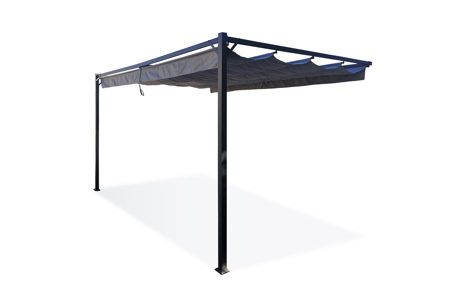 Pergola NOOSA 400L300 Lichtgrijs Wandmontage