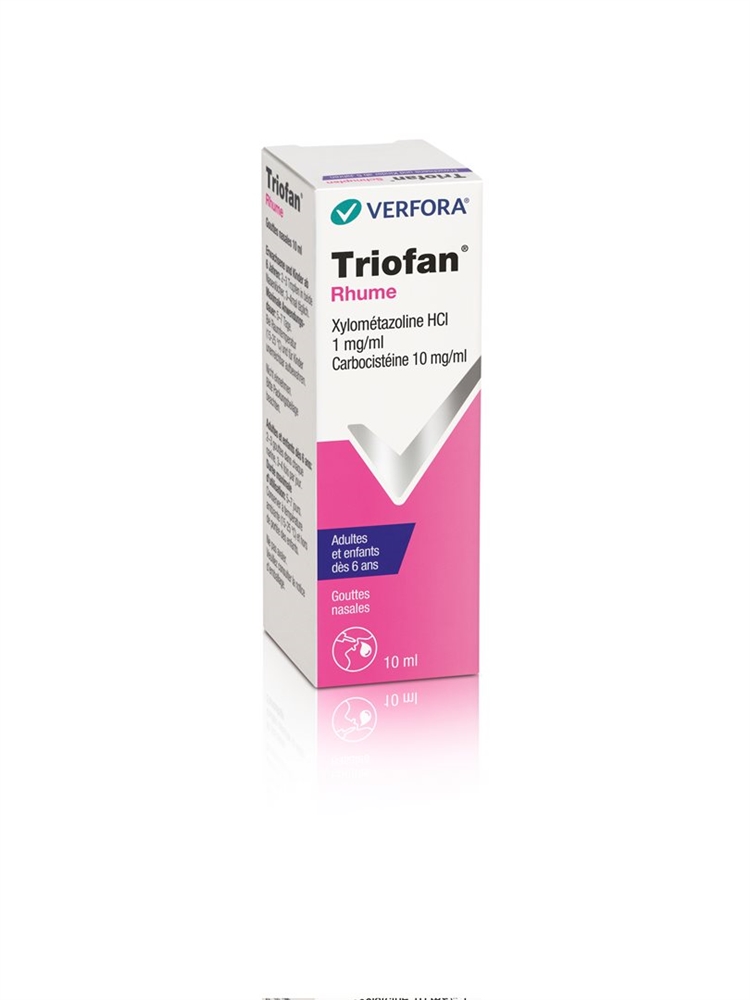TRIOFAN Schnupfen<br>10 ml, Pipettenflasche, Nasentropfen, Lösung, Erwachsene und Kinder ab 6 Jahren