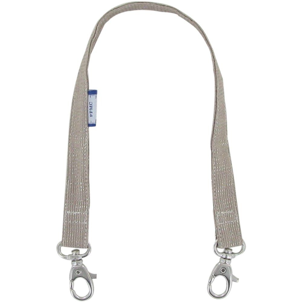 Petite Lanière Amovible Taupe Argent