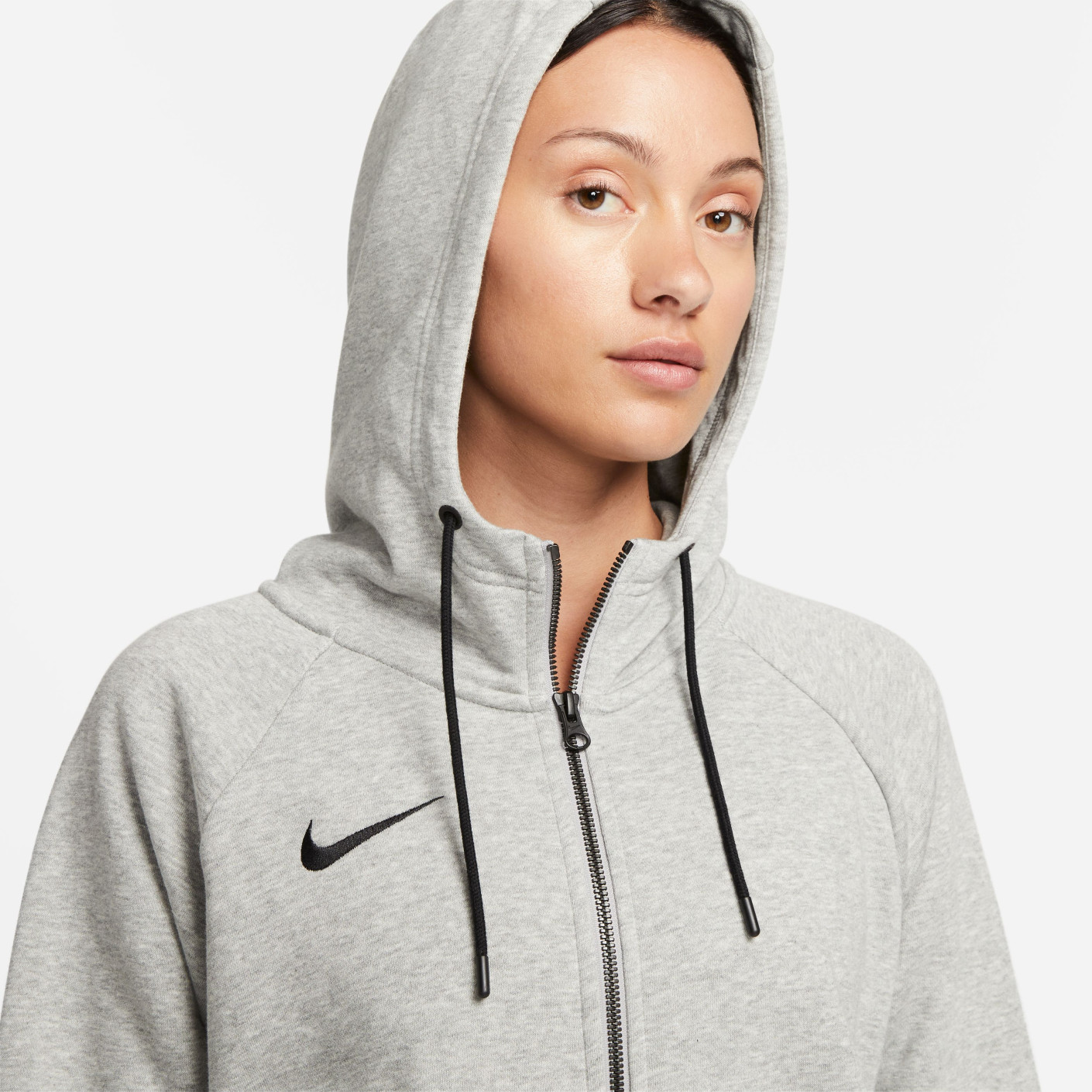 Nike Park 20 Fleece FZ Hoodie Vrouwen Grijs