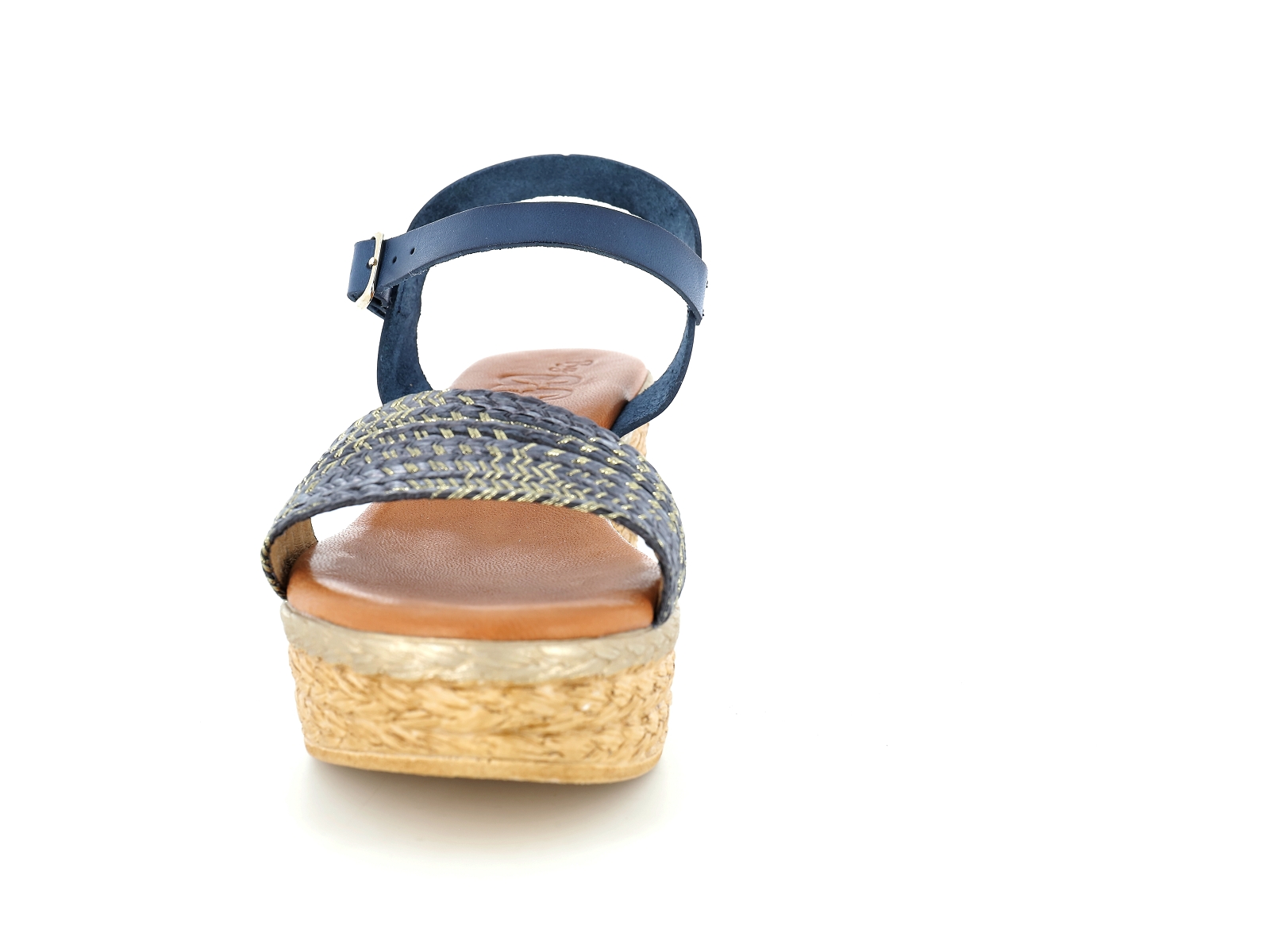 Chaussures du chateau-64386 Matières combinées Bleu