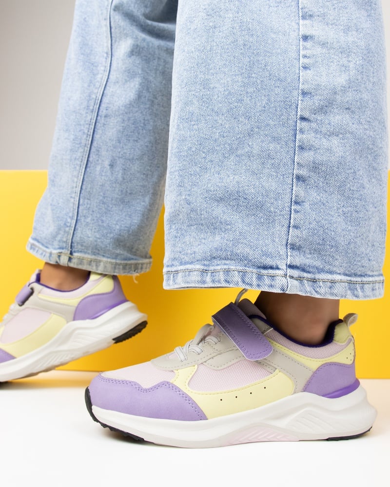 Nelson Kids Lage sneakers  - paars