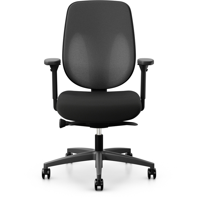 Giroflex 353 Comfort IV Bürostuhl, schwarz/dunkelgrau