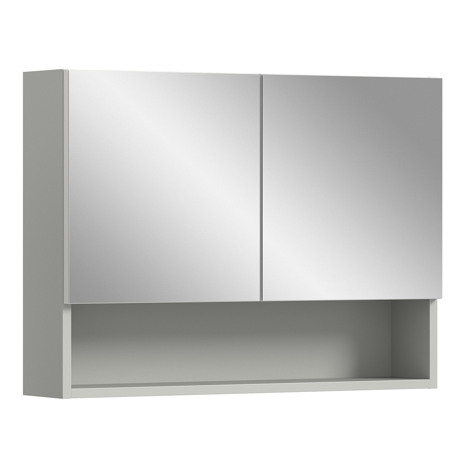 Spiegelschrank COPA - hellgrau - 74 cm