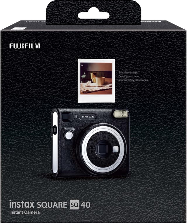 Fujifilm Instax Square SQ40 instant kamera (sort)