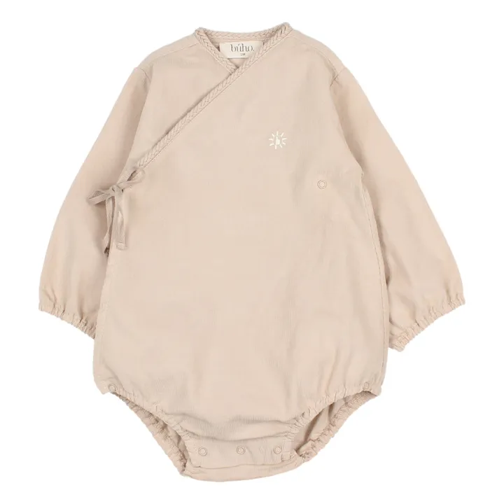 Búho Barboteuse Velours Milleraies Cozy | Sable