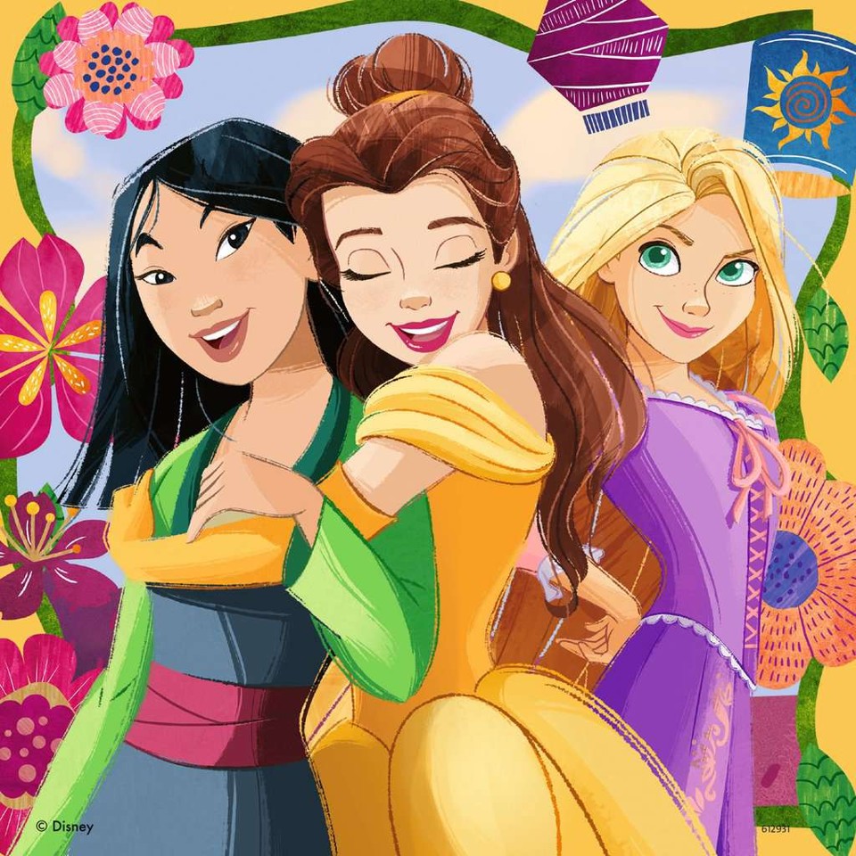 Ravensburger - Puslespil Disney Princess 3x49 brikker
