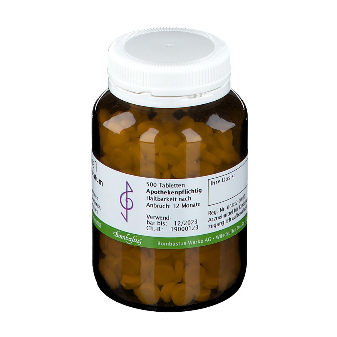 Bombastus Biochemie 1 Calcium fluoratum D 12 Tabletten