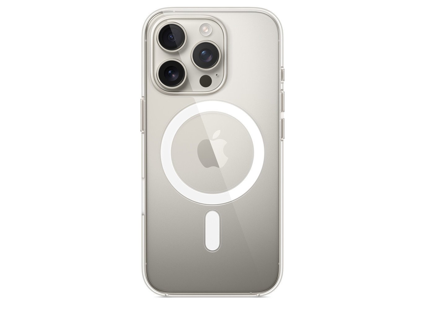 CAPA CLEAR APPLE PARA IPHONE 16 PRO COM MAGSAFE