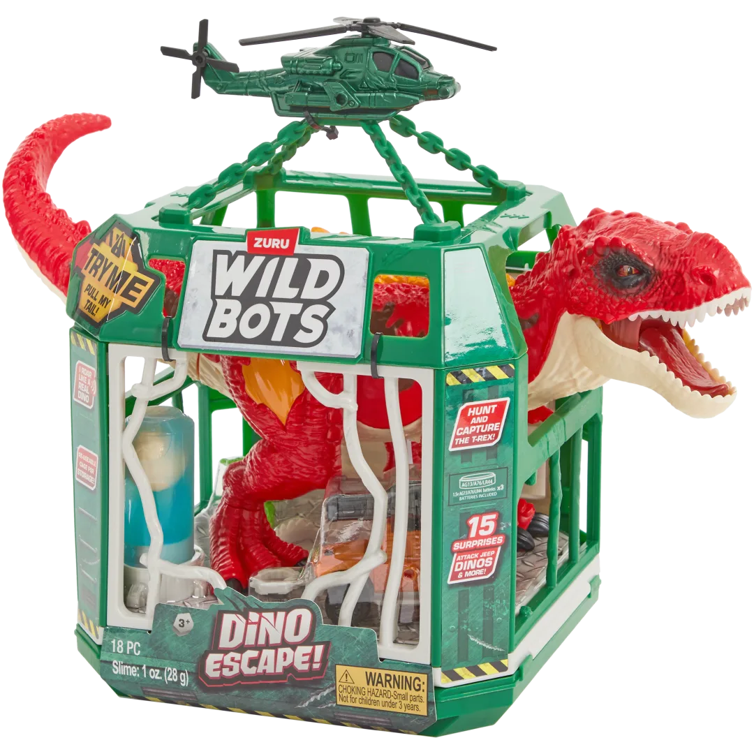 Zuru Wild Bots Dino Escape speelset 15-delig