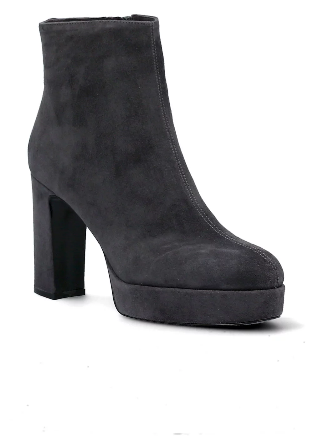 BOOTS PLATEAU NADINE VELOURS GRIS