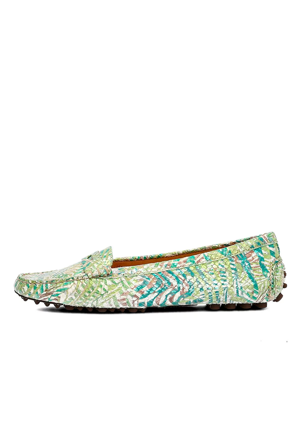 MOCASSIN ROUND DRIVER JUNGLE VERT