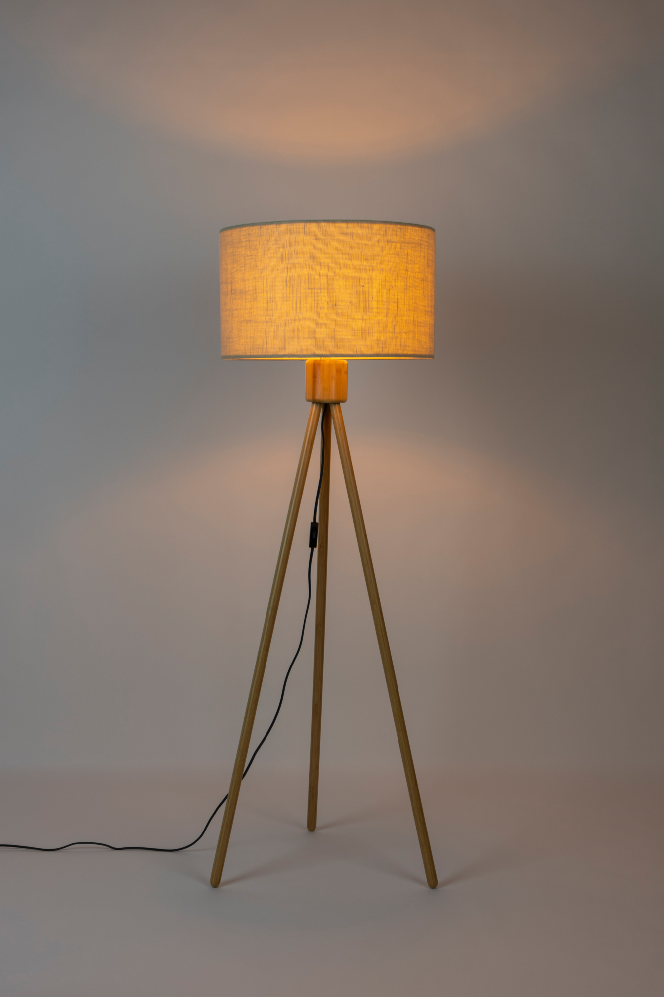 Vloerlamp FAN BAMBOO