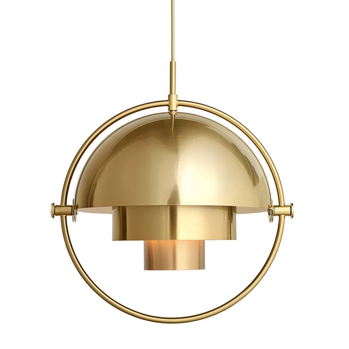 Gubi - Multi-Lite Pendelleuchte Ø 36 cm, Messing
