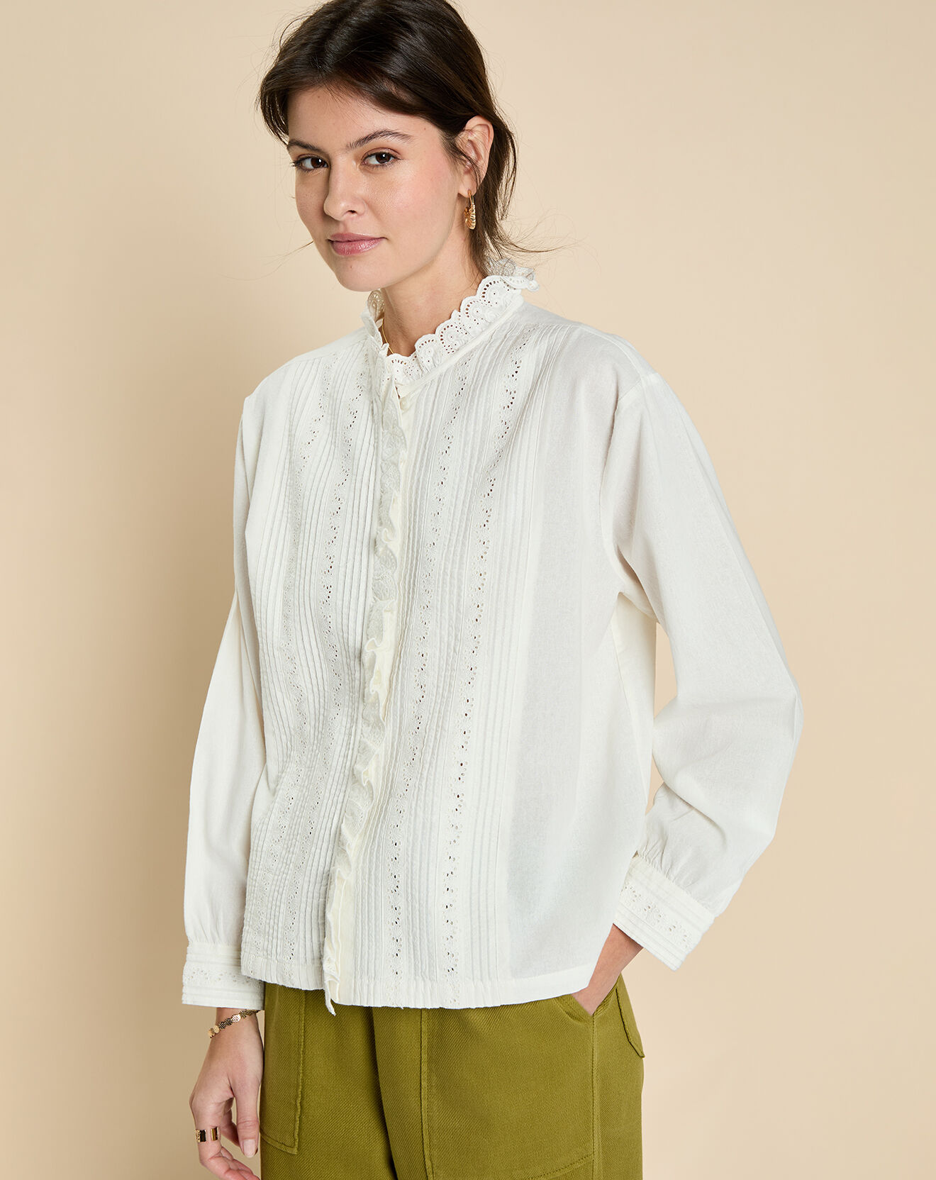 Harris Wilson Blouse Eureliana blanche