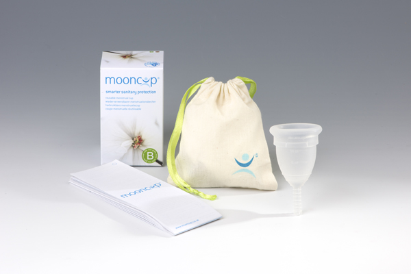 MOONCUP Menstruationsbecher<br>1 Stück, B, wiederverwendbar