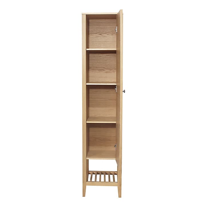 Colonne de salle de bains avec miroir GoodHome Perma bois H. 185 cm