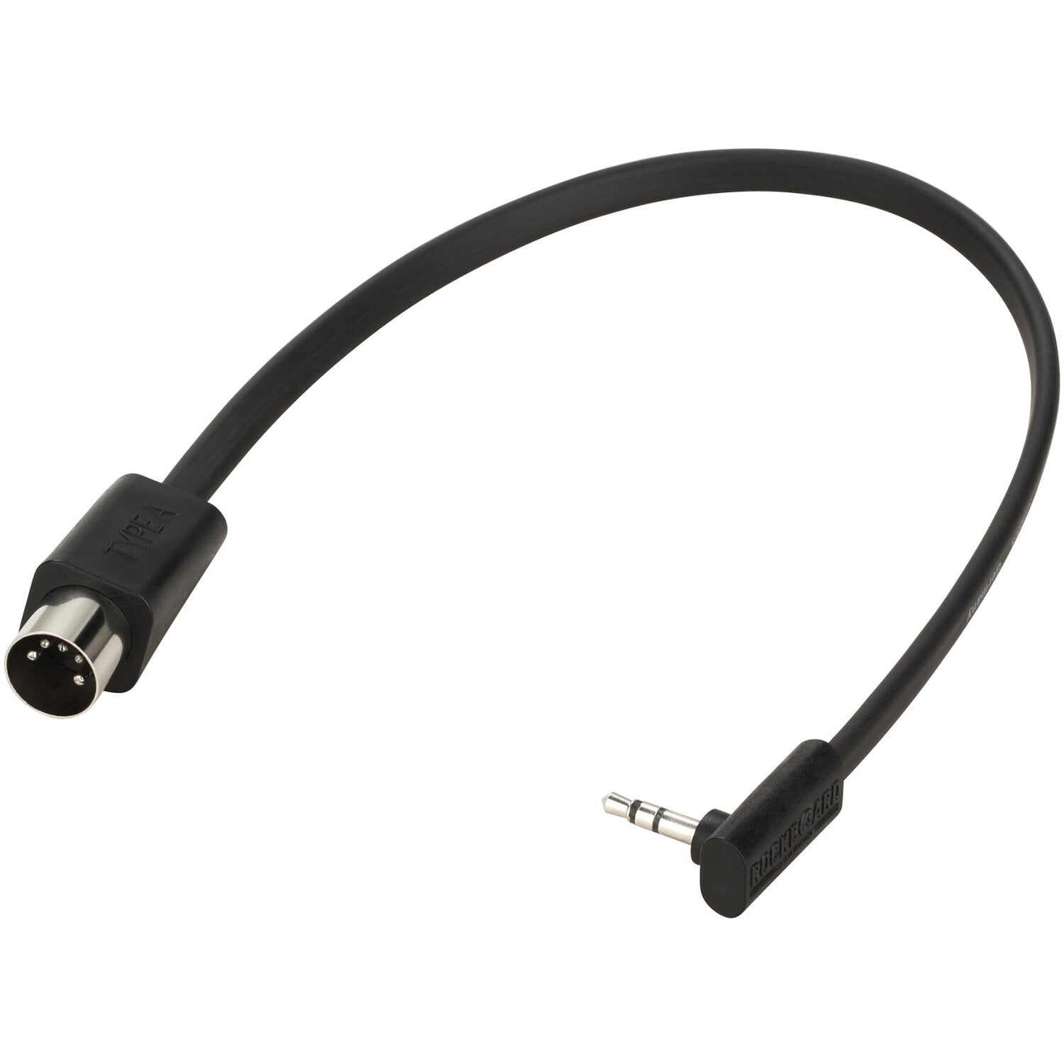RockBoard RBO CAB F TMA 30 BK Flat TRS-MIDI kabel Type A - 30 cm