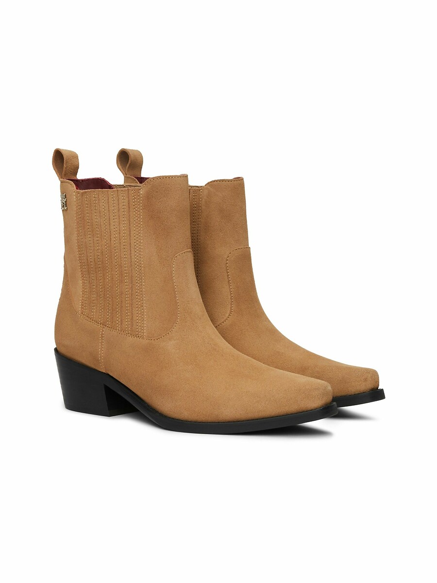 TOMMY HILFIGER<br>Botas de cowboy em couro