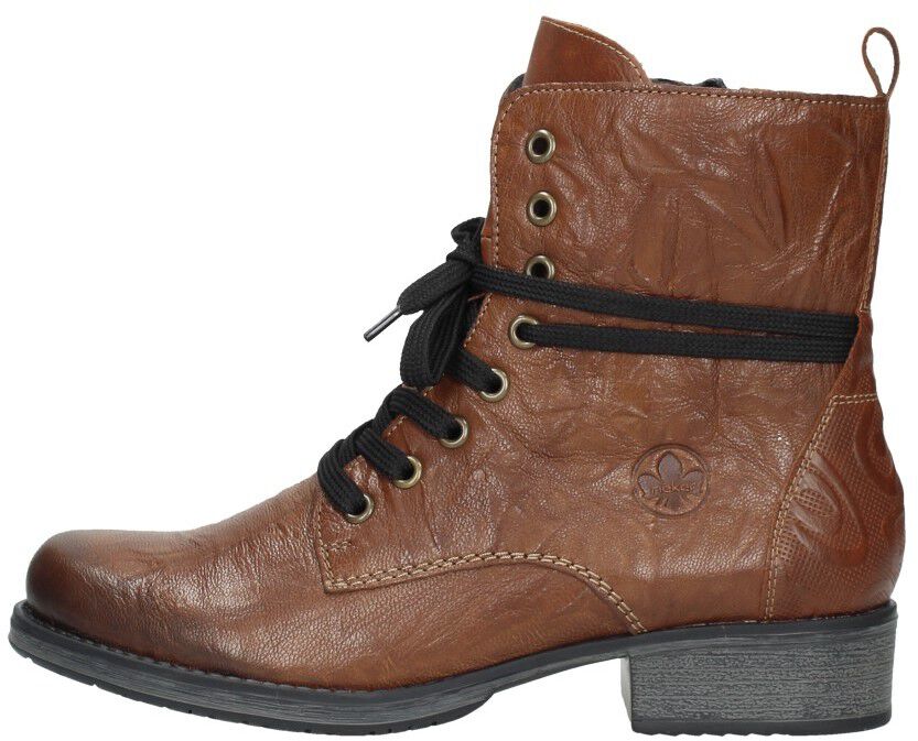 Rieker Dames veterschoenen cognac