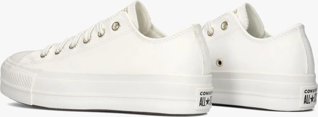 CONVERSE witte converse lage sneakers chuck taylor all star lift platform mono