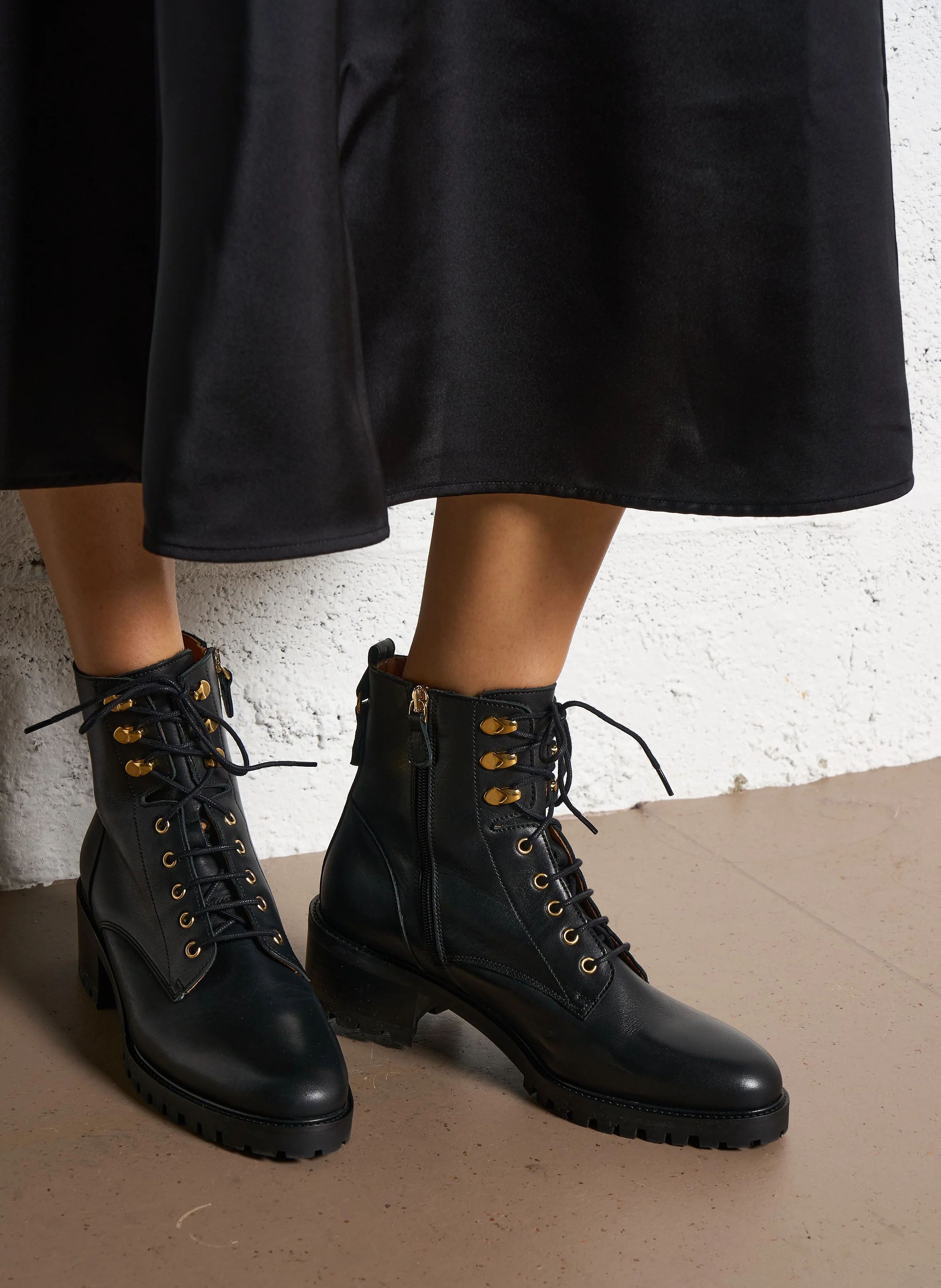 ELISABETH - Bottines en cuir | Noir