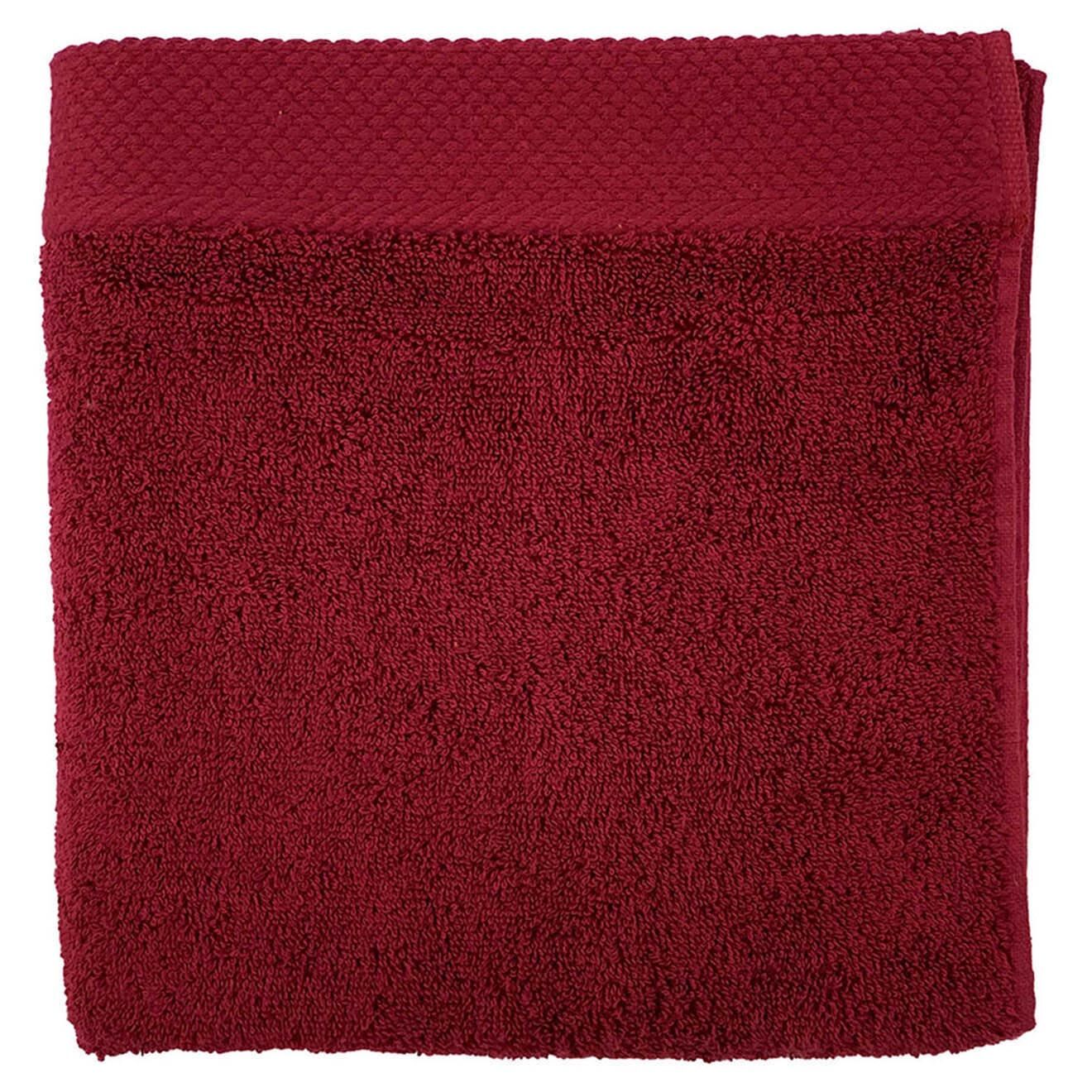 Soft by Perle de Coton Serviette de toilette cerise - 50x100 cm
