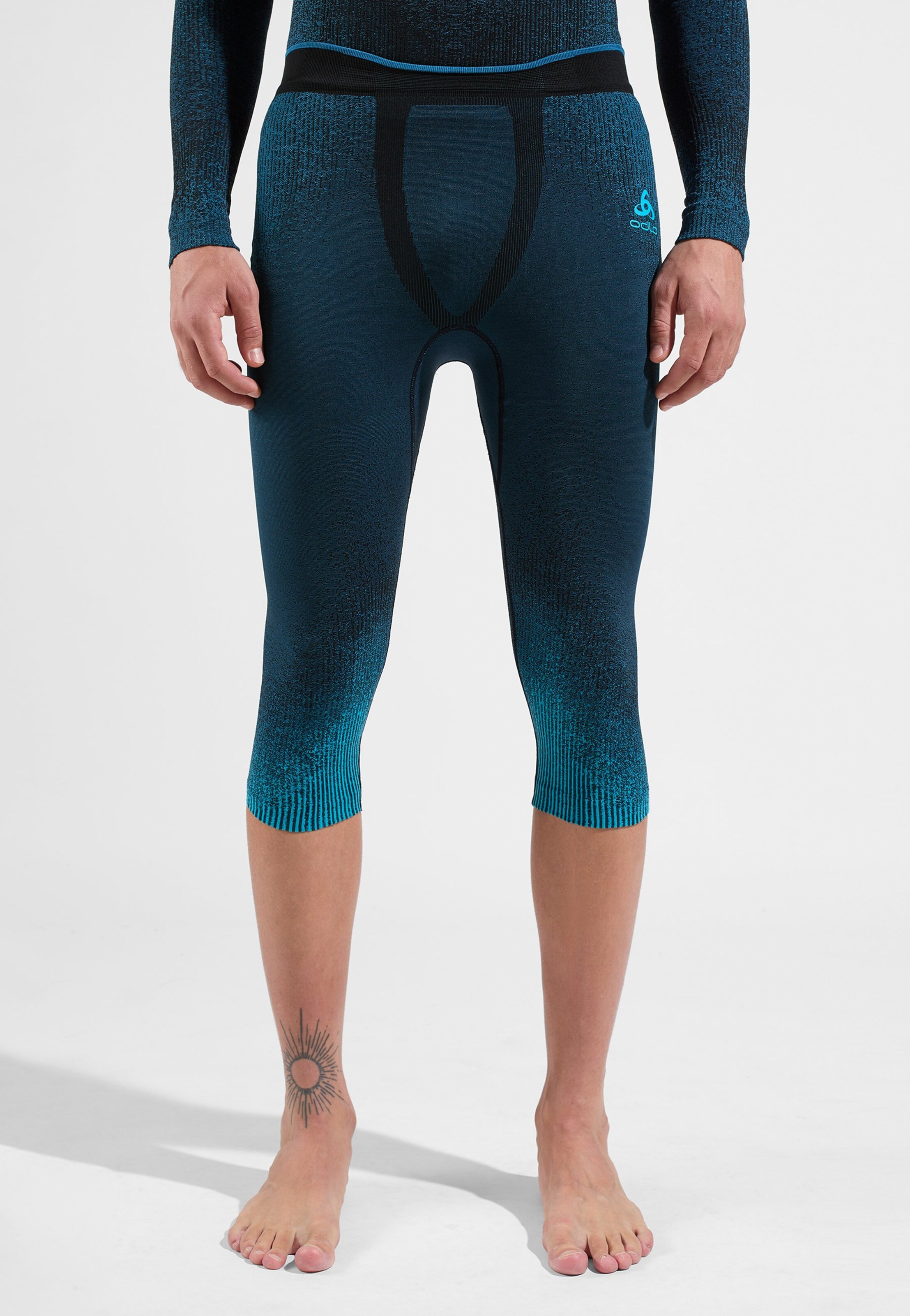 Blackcomb Base Layer 3/4 Tights in saxony blue