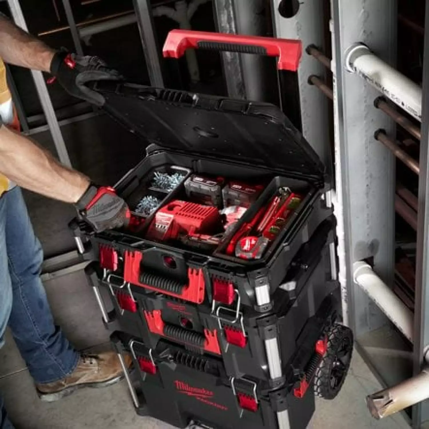 Milwaukee 4932464080 Packout 3 Opbergkoffer