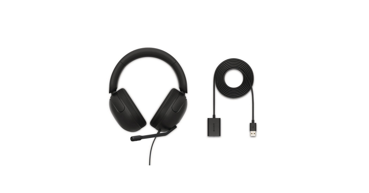 SonyINZONE H3 Bekabelde gaming headset over-ear   (Zwart, PlayStation 5, Pc)