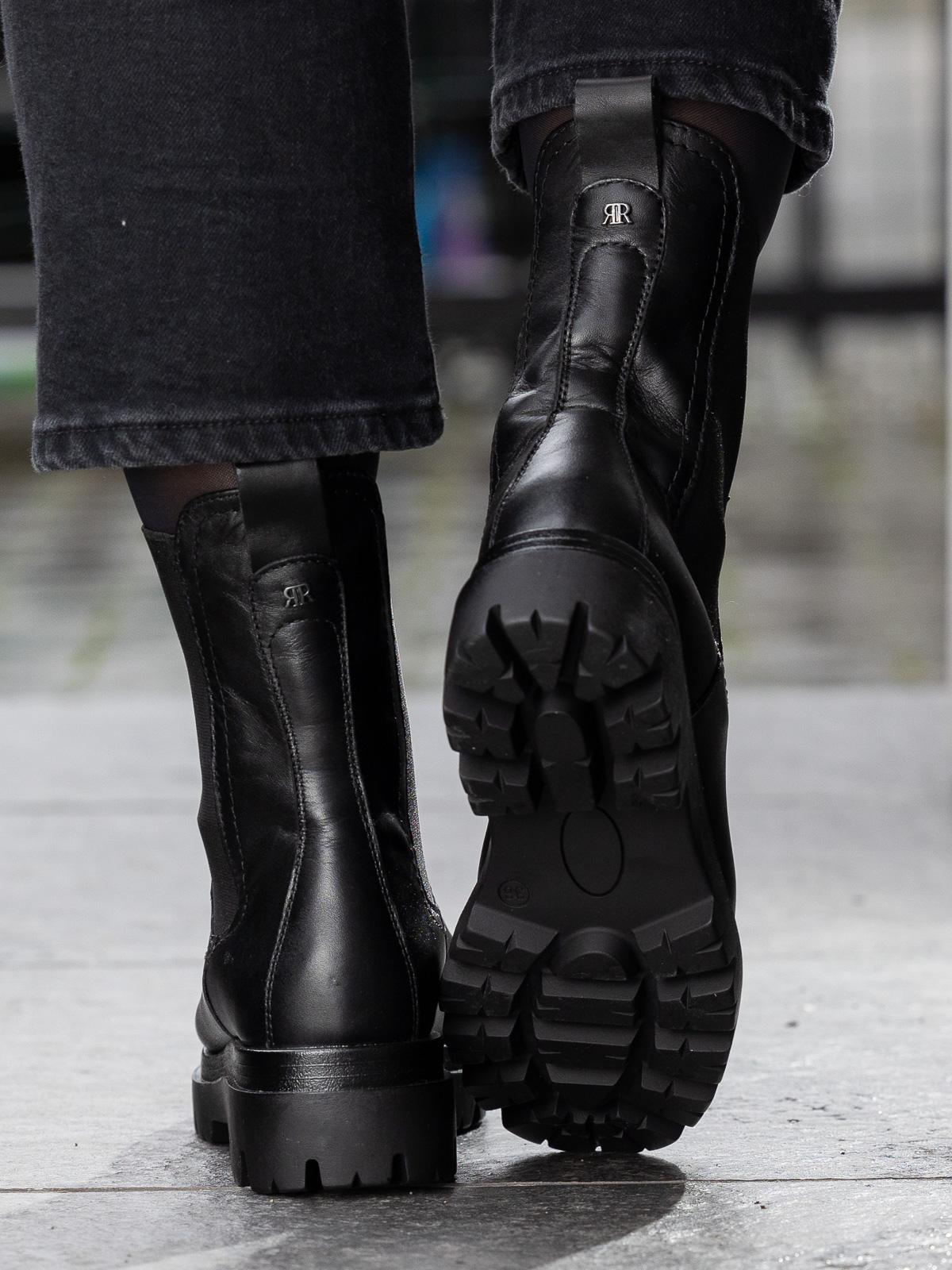 Castro Leather Chelsea Black - Trapes Sko