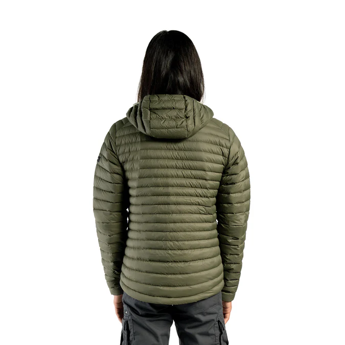 Decathlon Forclaz - Jaqueta puffer com capuz Forclaz MT100 para homem