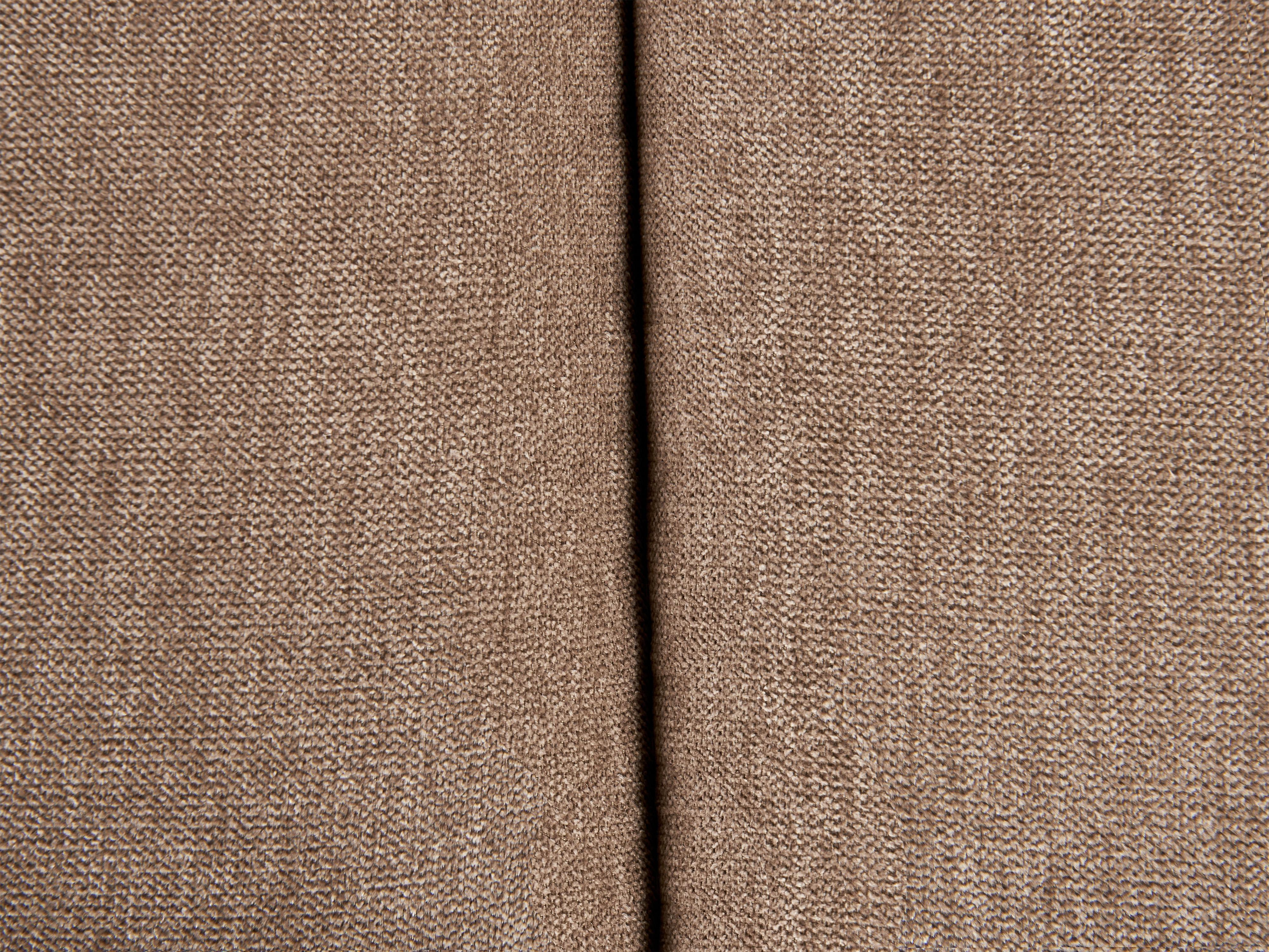 Linkszijdige chaise longue LANNILS Stof Lichtbruin