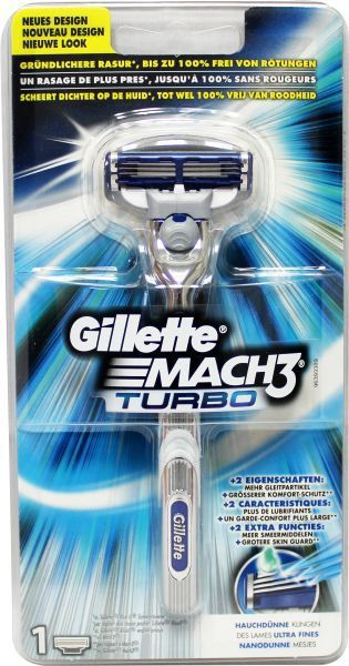 Gillette Mach3 Turbo Scheerapparaat 1 stuk