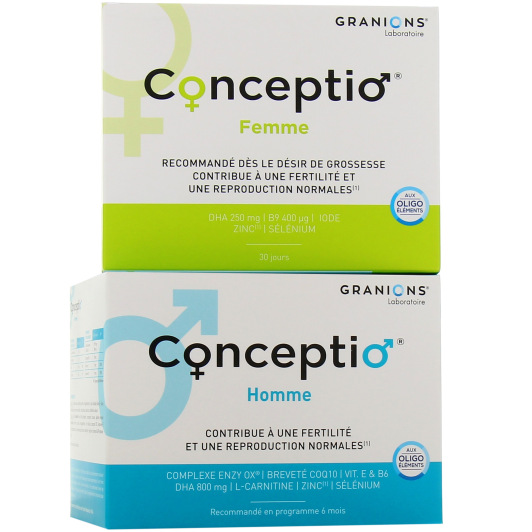 Granions Conceptio Duo Homme + Femme pour les Couples désirant un Enfant
