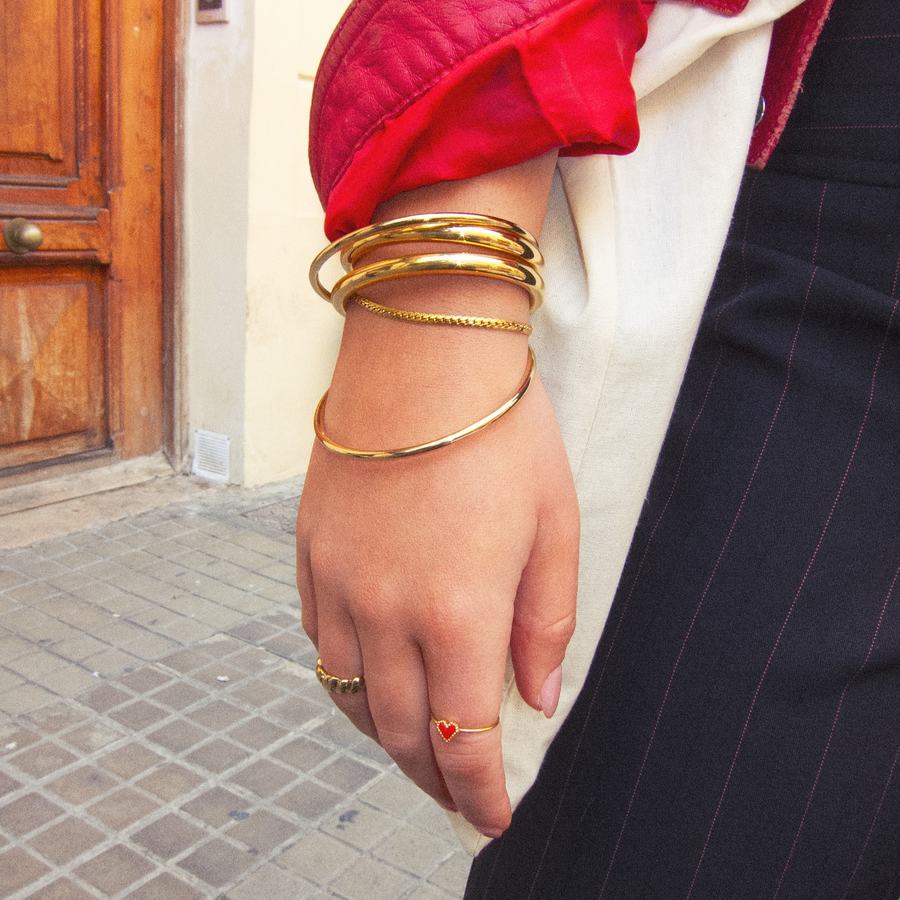 Timi Of Sweden Bea Croissant Ring Stainless Steel