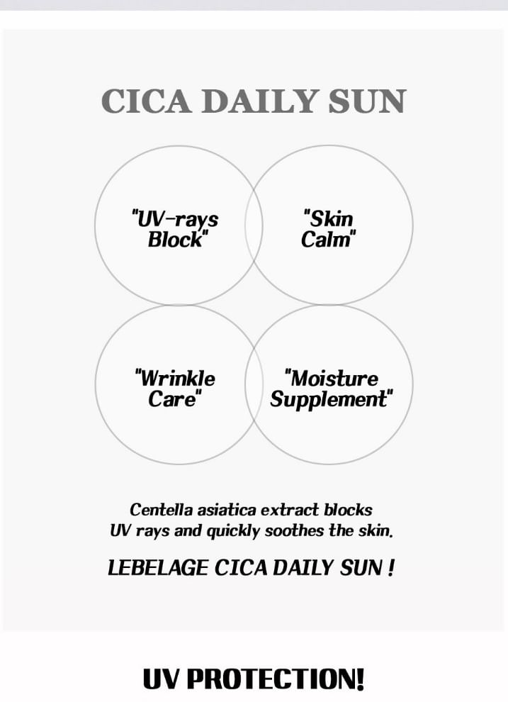 LEBELAGE - Cica Sun - 3 Types