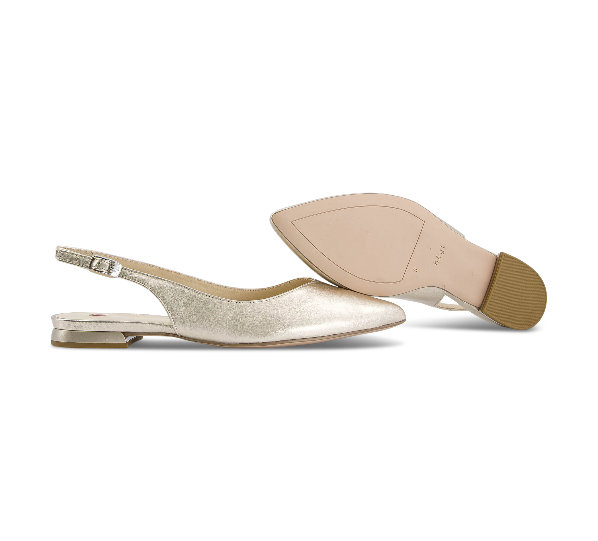 Högl Sling-Pumps silber